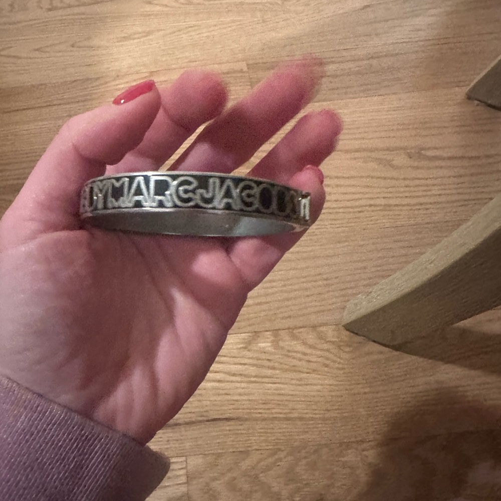 Vintage (2012) Marc by Marc Jacobs silver Logo Cuff Bracelet
